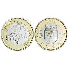 Finland 5 euro 2010 'Historische Provincies 2 - Satakunta' Unc